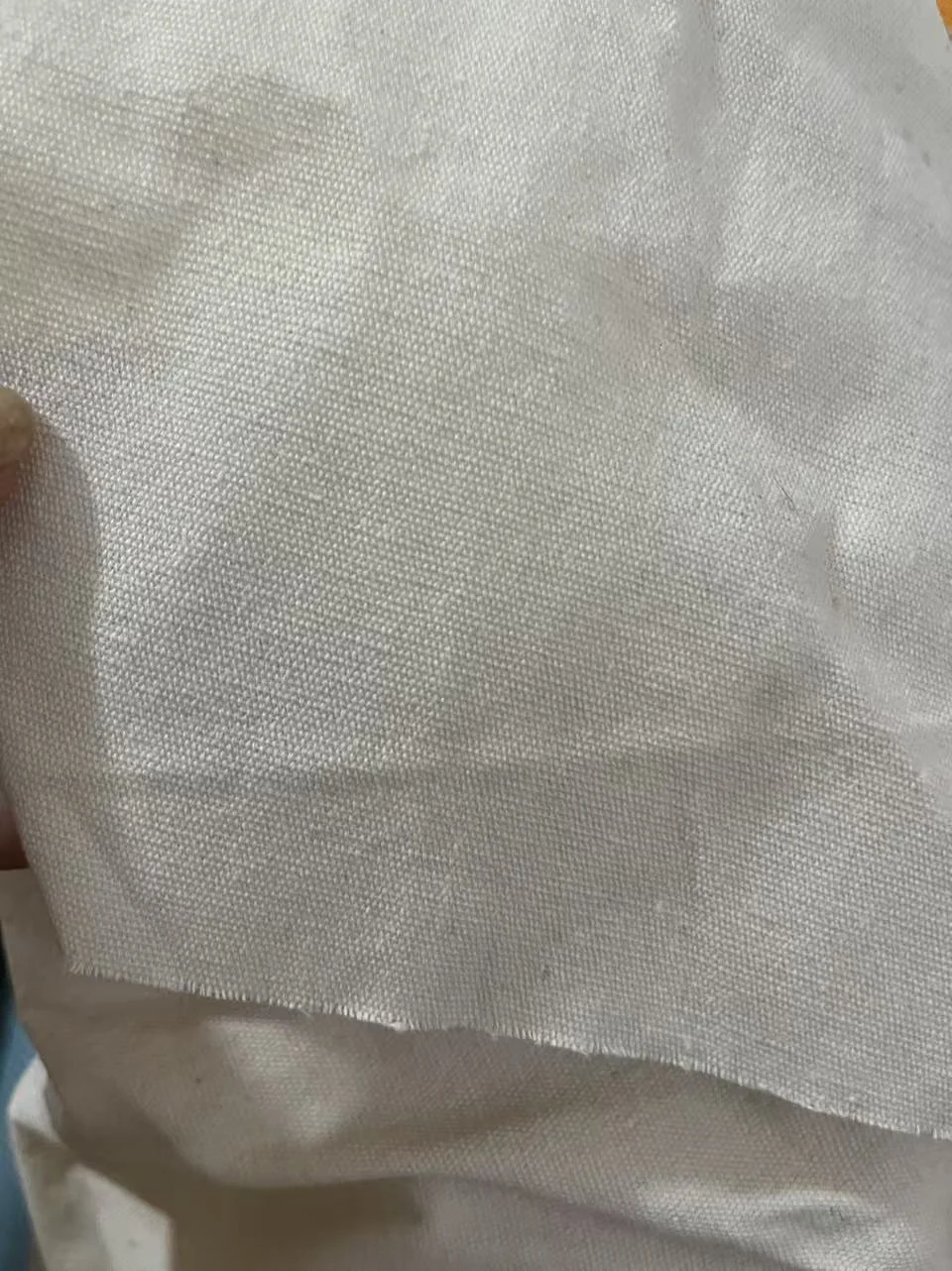 Natural canvas fabric