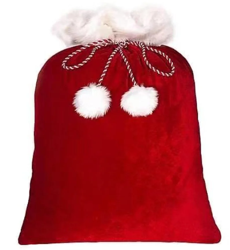 Velvet Santa Sack & Stocking